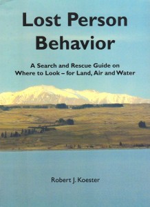 Lost Person Behavior book